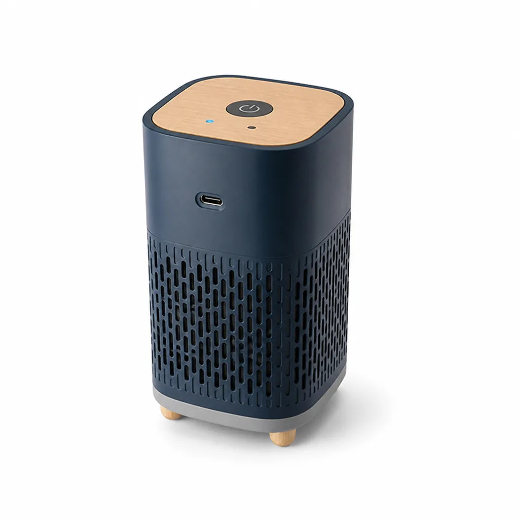 Osobisty oczyszczacz powietrza zasilany przez USB z filtracją HEPA (18 dB)