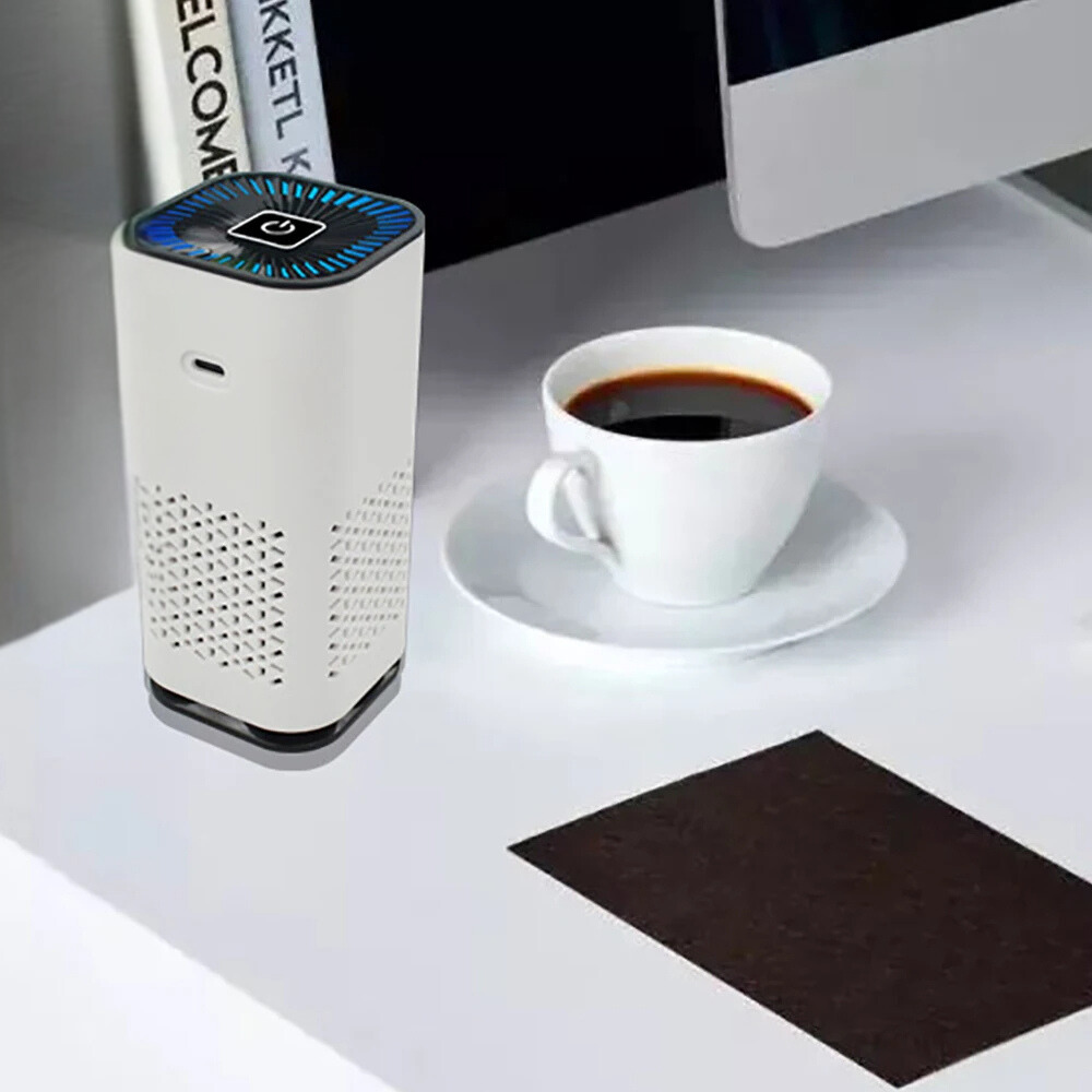 Przenośny oczyszczacz powietrza USB z filtrami HEPA do użytku w domu i w podróży