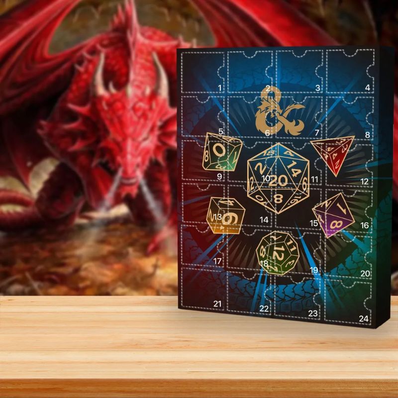 TreasureHunt - zestaw prezentów świątecznych z kalendarzem adwentowym Dungeons and Dragons