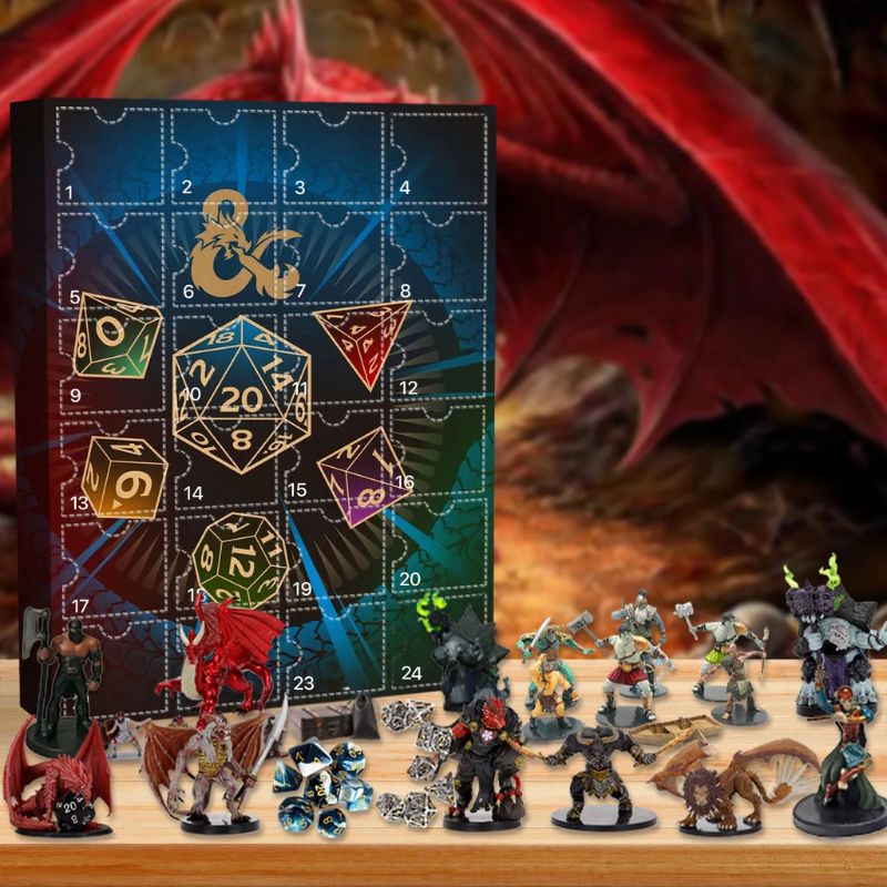 TreasureHunt - zestaw prezentów świątecznych z kalendarzem adwentowym Dungeons and Dragons