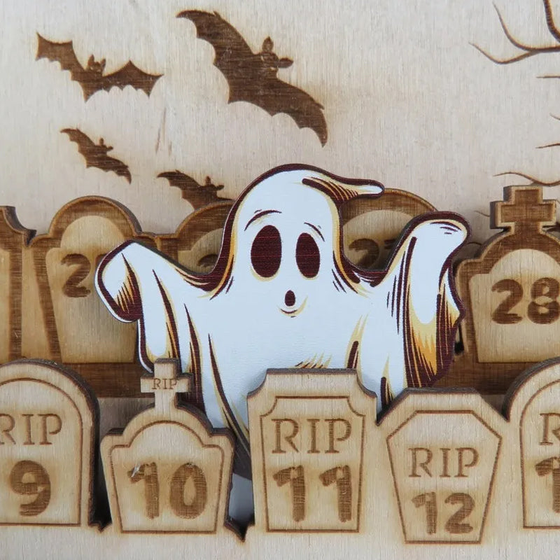 Kalendarz adwentowy na Halloween — odliczanie do Halloween według Claysona | Wyciąg łukowy