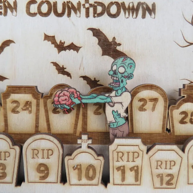 Kalendarz adwentowy na Halloween — odliczanie do Halloween według Claysona | Wyciąg łukowy