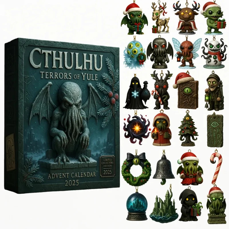 Kalendarz adwentowy Cthulhu | 24 przerażające ozdoby świąteczne