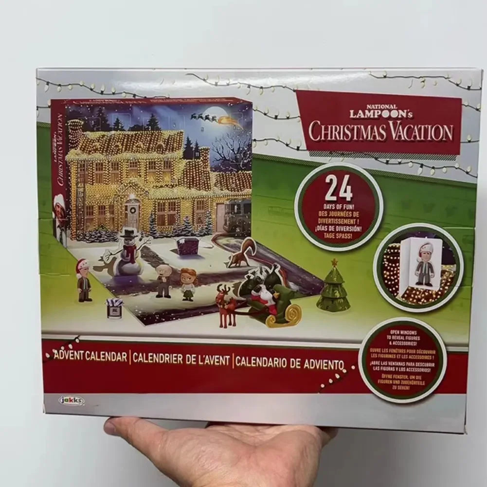 Kalendarz adwentowy 24-dniowe figurki 3D Prezent świąteczny odliczający