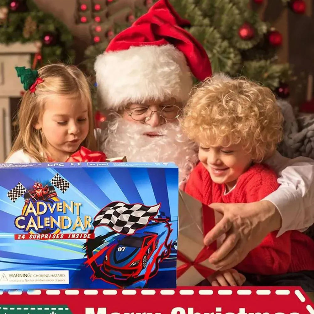 Świąteczny kalendarz adwentowy samochodu – 24 dni zabawy pojazdem