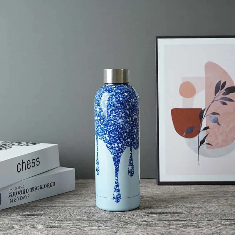 Kolorowa butelka termosowa o pojemności 500ml