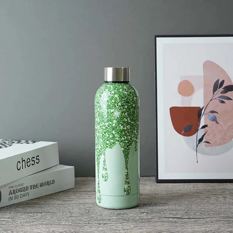 Kolorowa butelka termosowa o pojemności 500ml