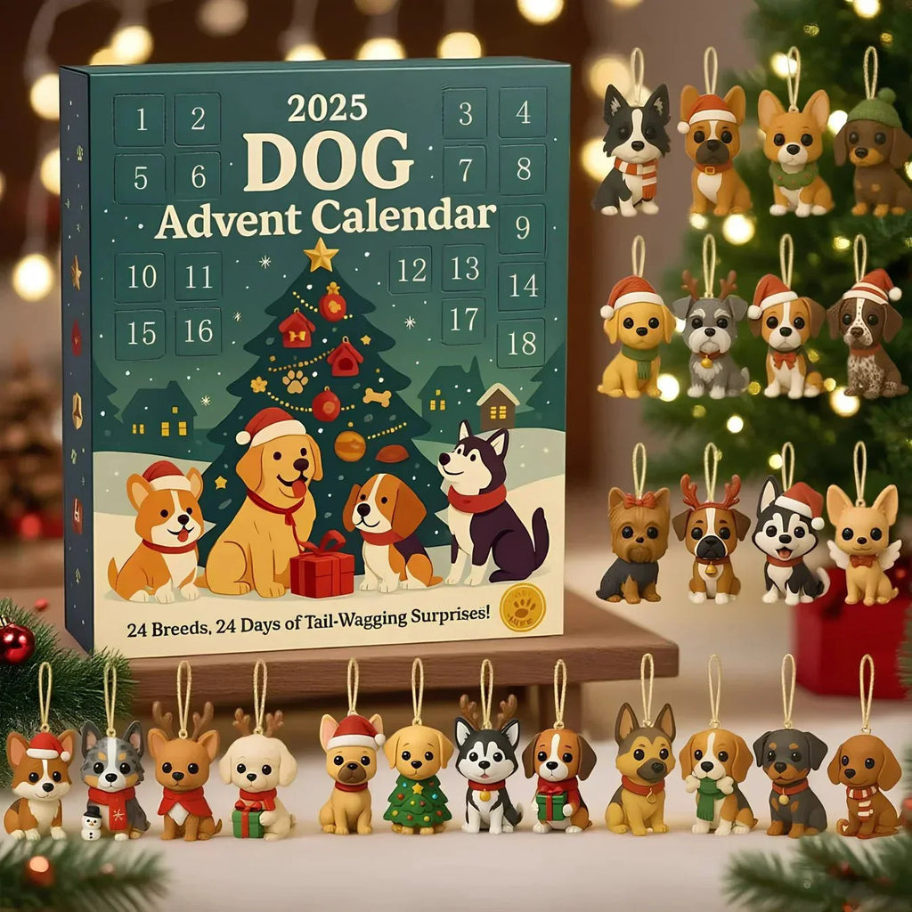 Pawfect | 2025 Zabawny prezent z okazji kalendarza adwentowego dla psów
