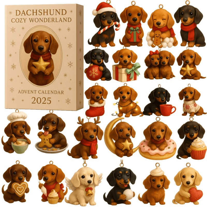 Pawfect | 2025 Zabawny prezent z okazji kalendarza adwentowego dla psów