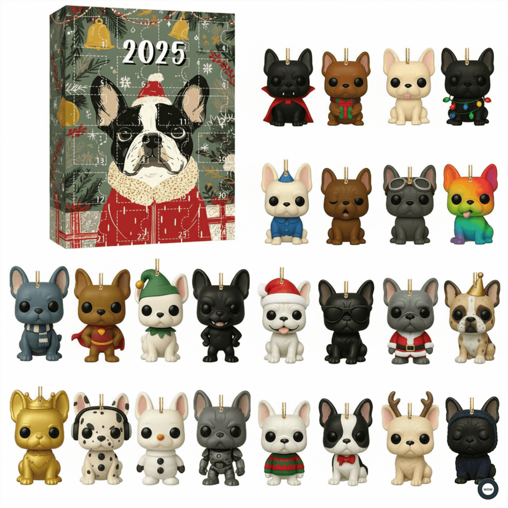 Pawfect | 2025 Zabawny prezent z okazji kalendarza adwentowego dla psów