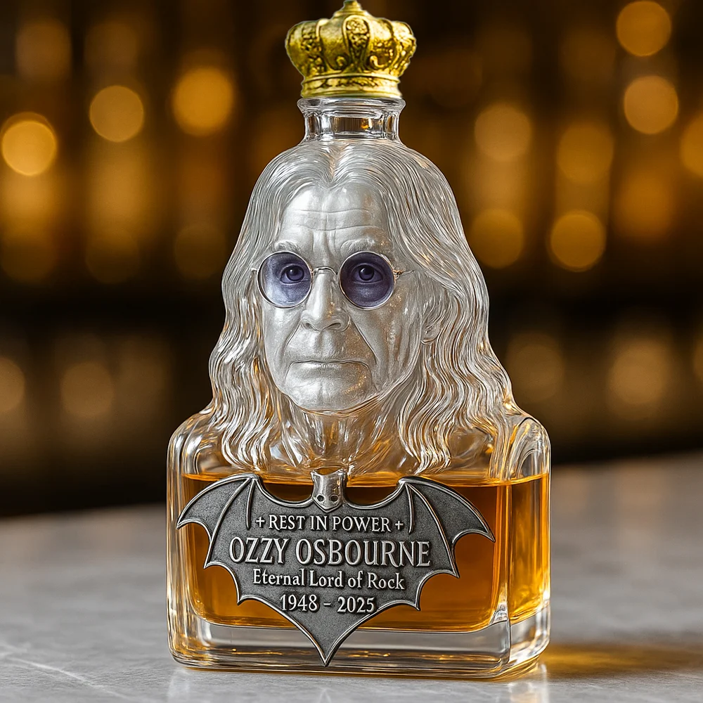 Butelka na alkohol: butelka na alkohol z karafką w edycji limitowanej Ozzy’ego Osbourne’a
