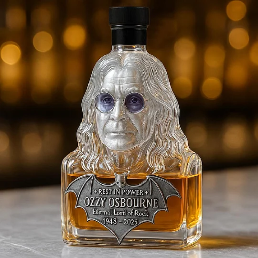 Butelka na alkohol: butelka na alkohol z karafką w edycji limitowanej Ozzy’ego Osbourne’a
