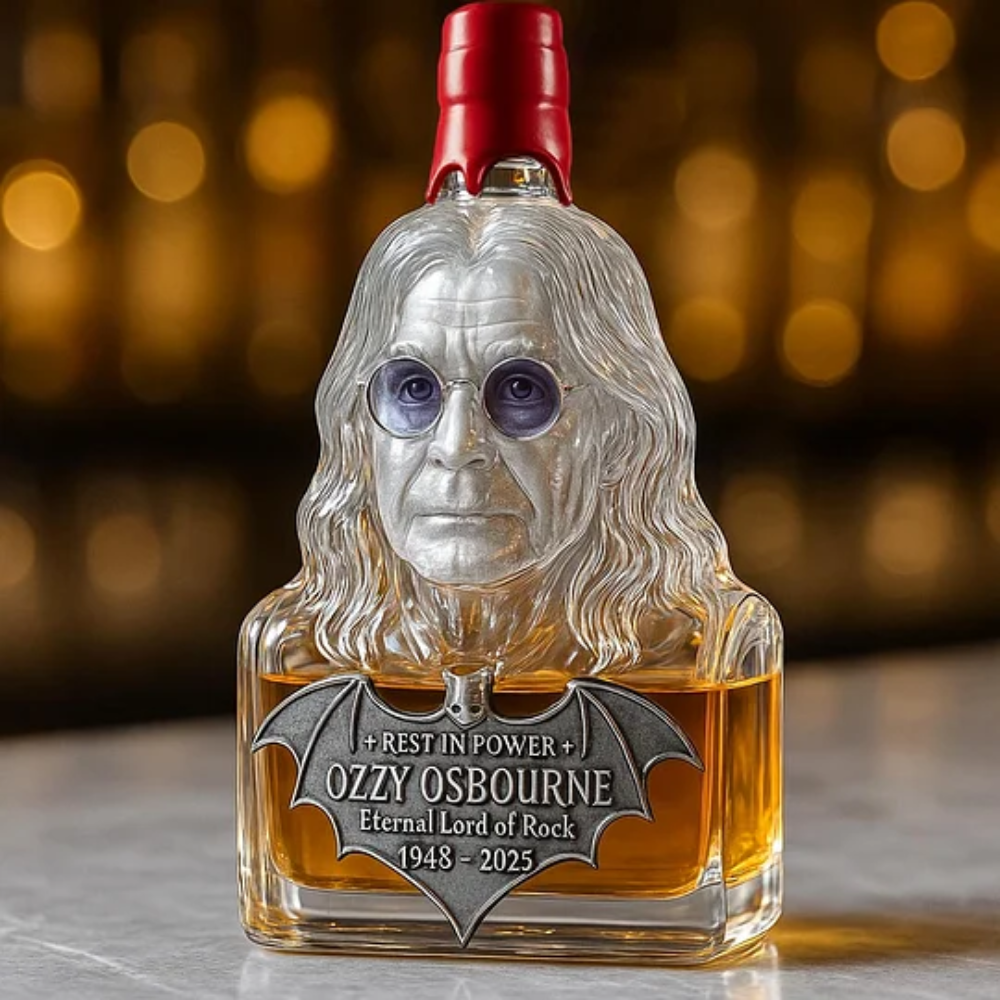 Butelka na alkohol: butelka na alkohol z karafką w edycji limitowanej Ozzy’ego Osbourne’a