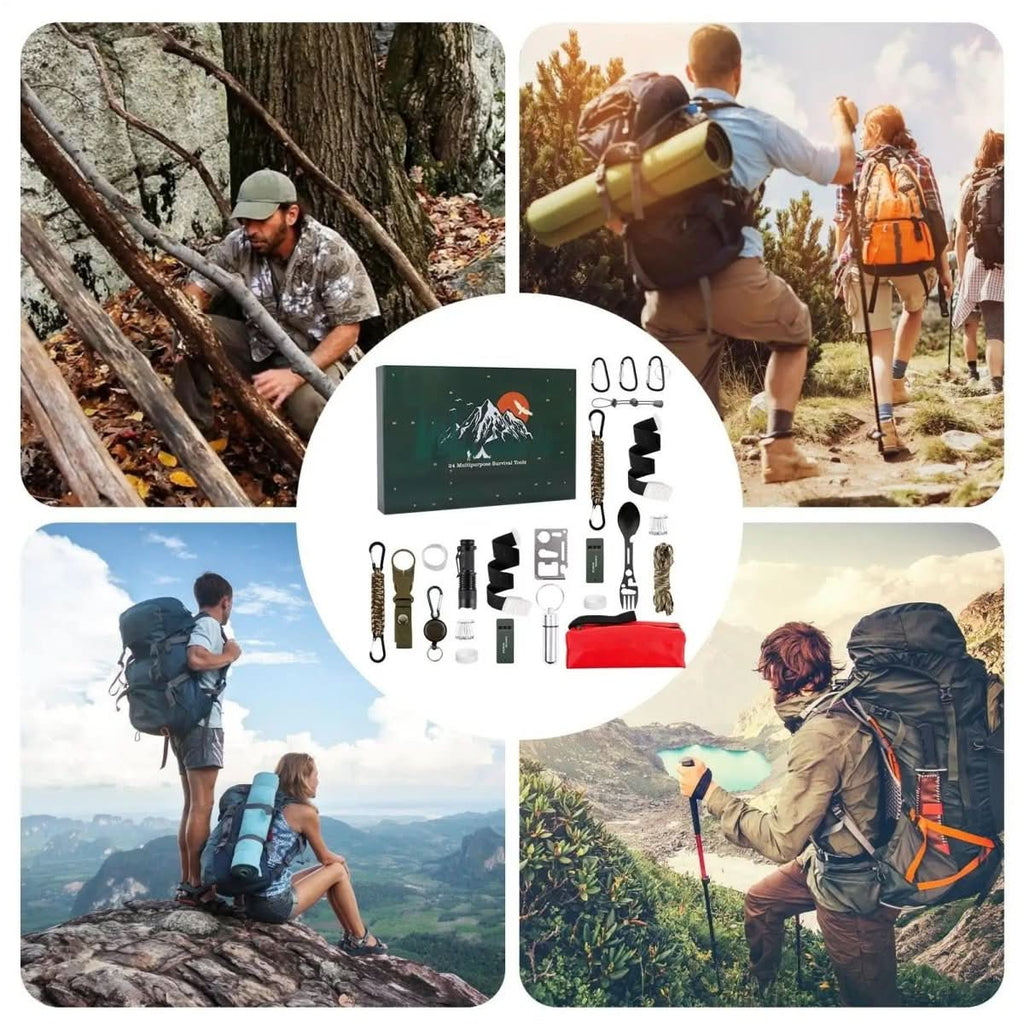 TRAILBOX Kalendarz adwentowy 2025 – 24 Narzędzia outdoorowe dla mężczyzn