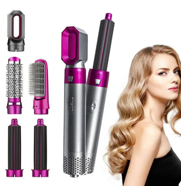 Suszarka i stylizator do włosów 5 w 1 unisex do łatwego kręcenia i zwiększania objętości