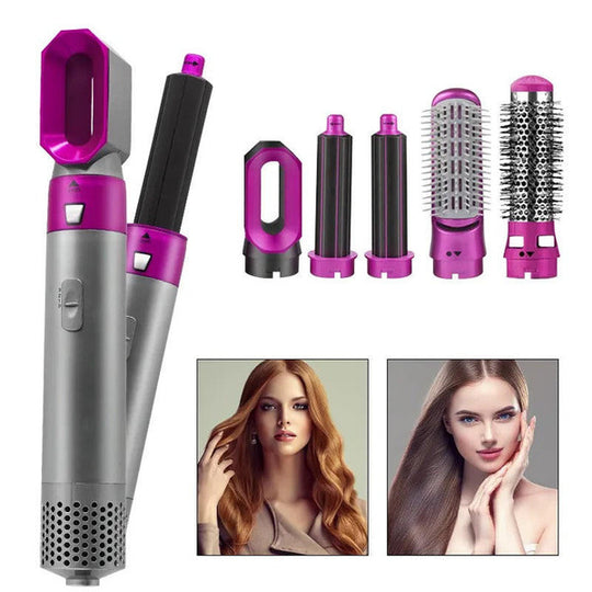 Suszarka i stylizator do włosów 5 w 1 unisex do łatwego kręcenia i zwiększania objętości