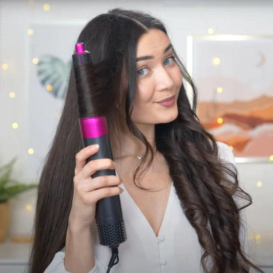 Suszarka i stylizator do włosów 5 w 1 unisex do łatwego kręcenia i zwiększania objętości