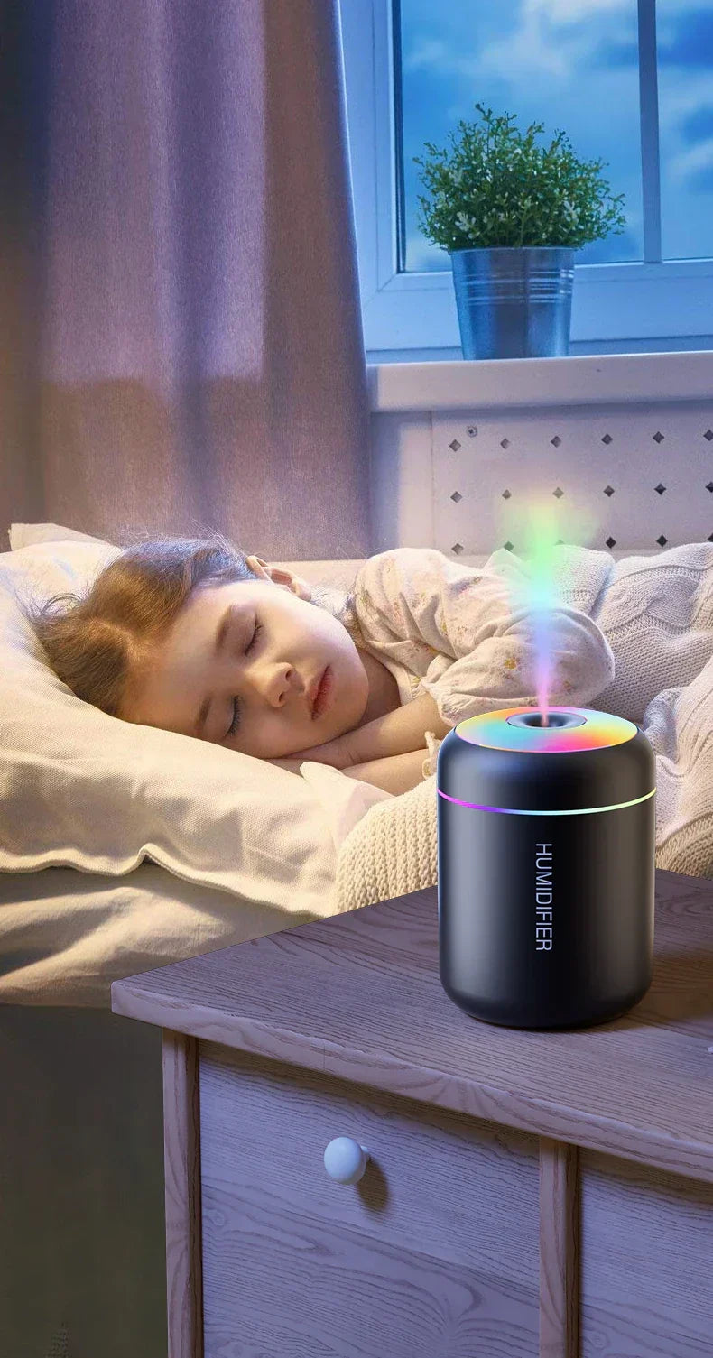 Mininawilżacz powietrza USB z funkcją aromaterapii